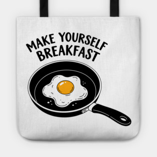 Egg-cellent Breakfast Humor Tote