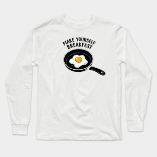 Egg-cellent Breakfast Humor Long Sleeve T-Shirt