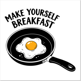 Egg-cellent Breakfast Humor Posters and Art