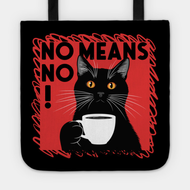No Means No Tote by enrynz