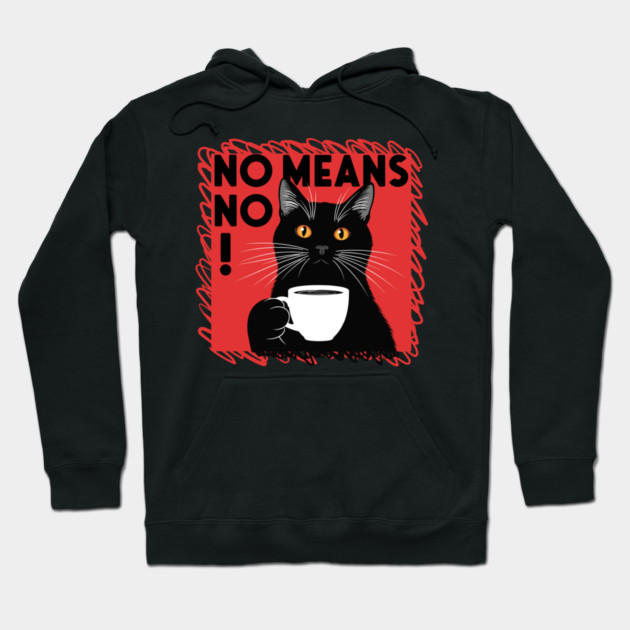 No Means No Hoodie by enrynz