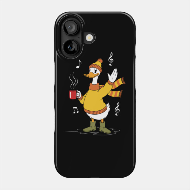 Cozy Singing Duck Phone Case by enrynz