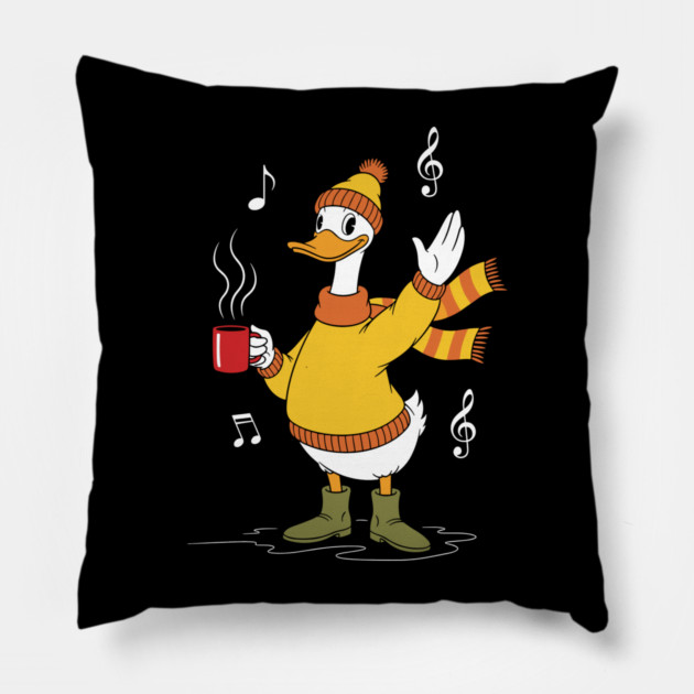 Cozy Singing Duck Pillow by enrynz