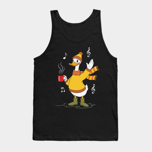 Cozy Singing Duck Tank Top by enrynz