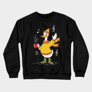 Cozy Singing Duck Crewneck Sweatshirt