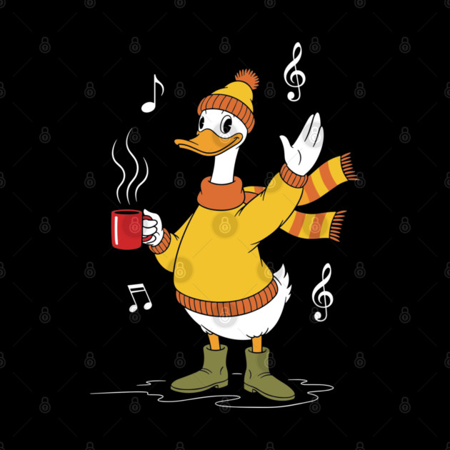 Cozy Singing Duck by enrynz
