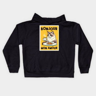 Bonjour Mon Amour Kids Hoodie