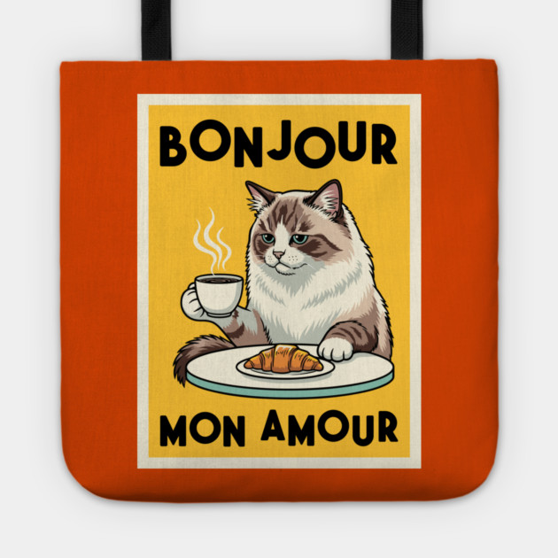 Bonjour Mon Amour Tote by enrynz
