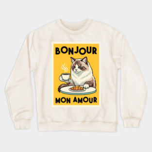 Bonjour Mon Amour Crewneck Sweatshirt