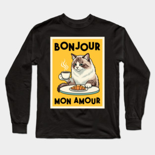 Bonjour Mon Amour Long Sleeve T-Shirt