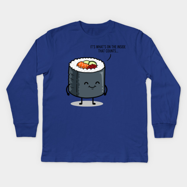 It's What's on the Inside That Counts Kids Long Sleeve T-Shirt by enrynz