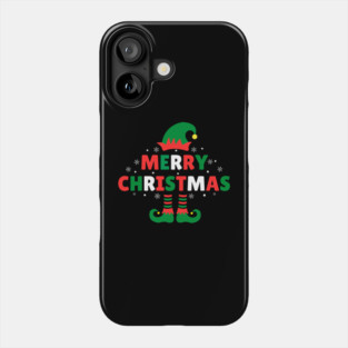Merry Christmas Elf Hat And Legs Phone Case