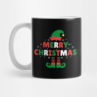 Merry Christmas Elf Hat And Legs Mug