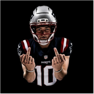 Drake Maye NFL Player Posters and Art