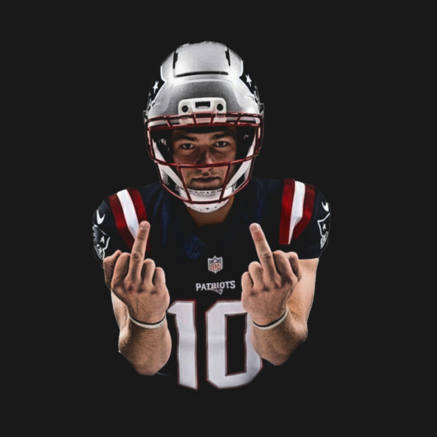 Drake Maye NFL Player by Flat Design