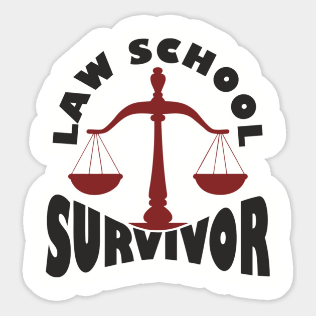 Law School Survivor Future Lawyer Humor Magnet by Anticorporati