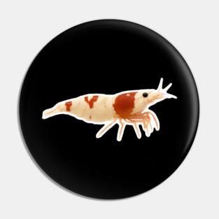 Crystal Red Shrimp Pin