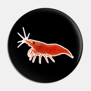 Red Cherry Shrimp Pin