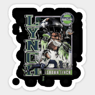 Marshawn Lynch Vertical Sticker