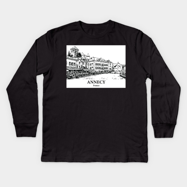 Annecy - France Kids Long Sleeve T-Shirt by Lakeric