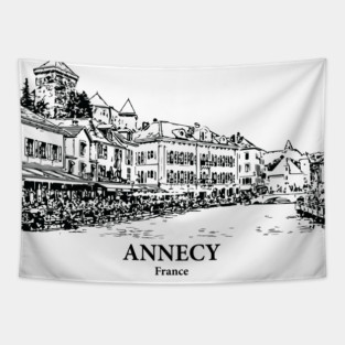 Annecy - France Tapestry