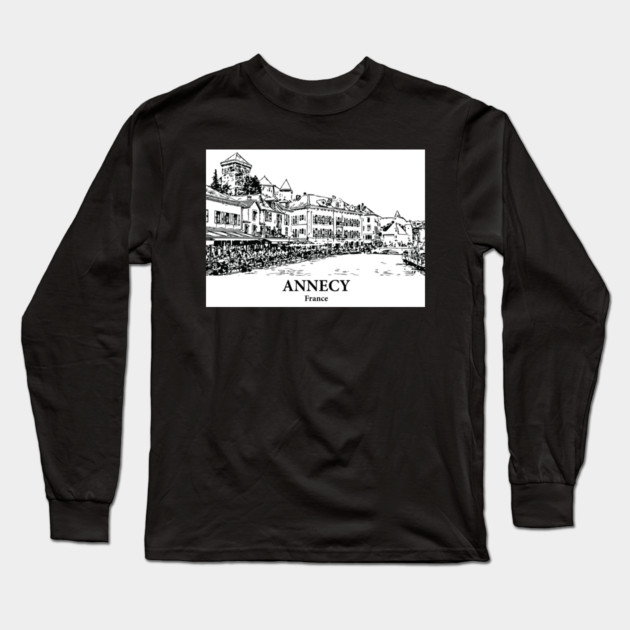 Annecy - France Long Sleeve T-Shirt by Lakeric