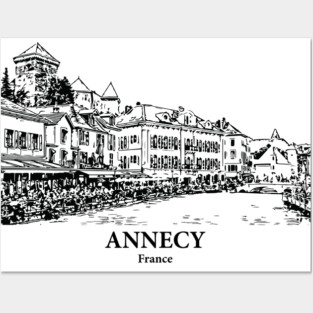 Annecy - France Posters and Art