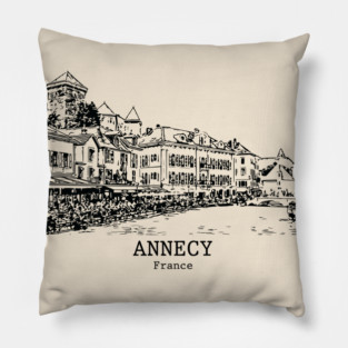 Annecy - France Pillow