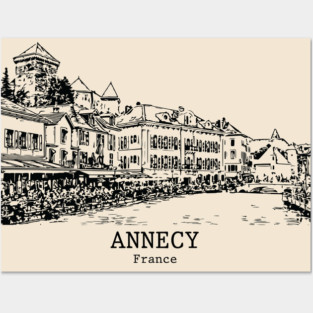 Annecy - France Posters and Art