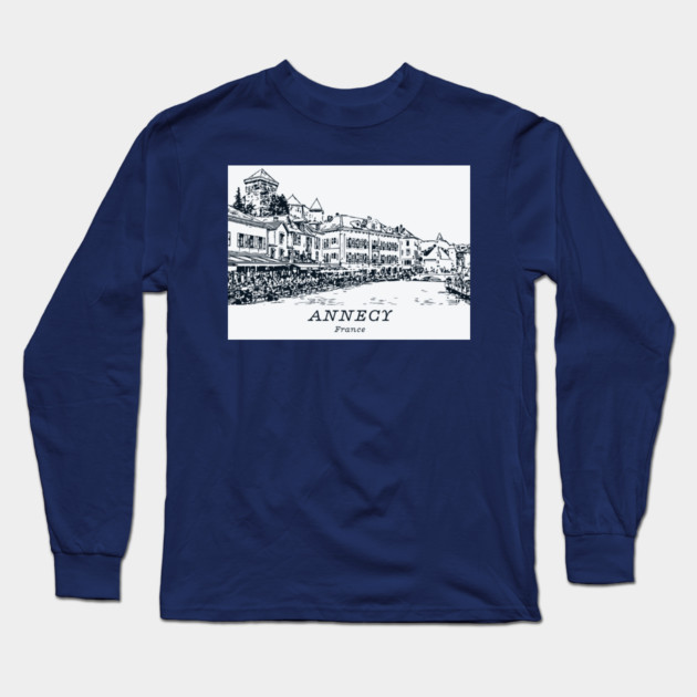 Annecy - France Long Sleeve T-Shirt by Lakeric
