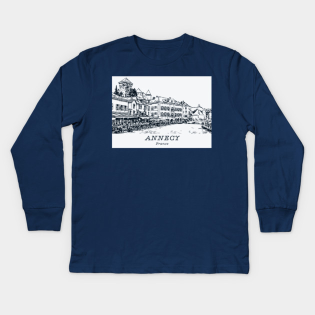 Annecy - France Kids Long Sleeve T-Shirt by Lakeric