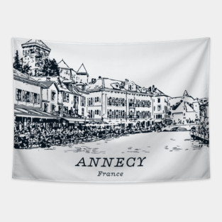 Annecy - France Tapestry