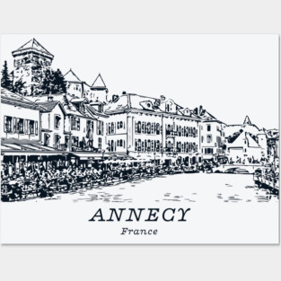 Annecy - France Posters and Art