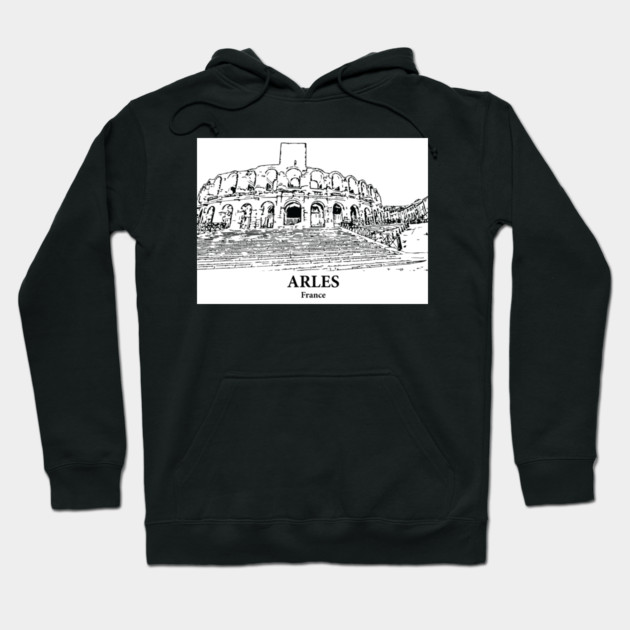 Arles - France Hoodie by Lakeric