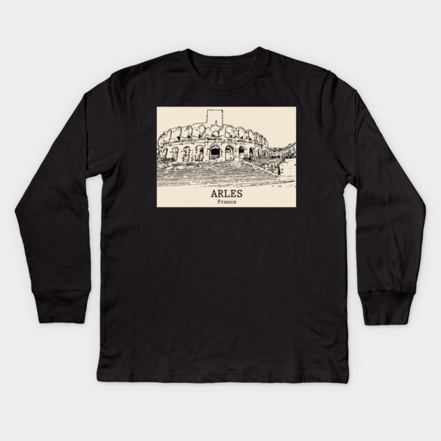 Arles - France Kids Long Sleeve T-Shirt by Lakeric