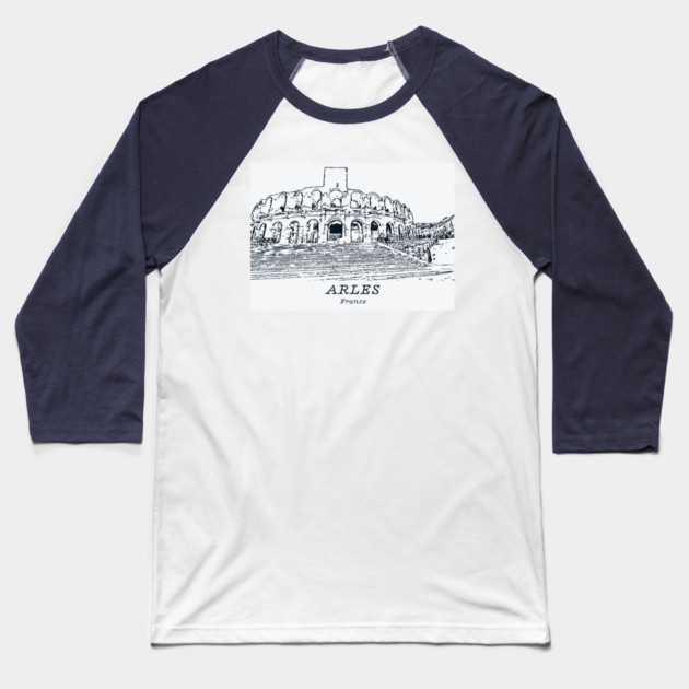 Arles - France Baseball T-Shirt by Lakeric