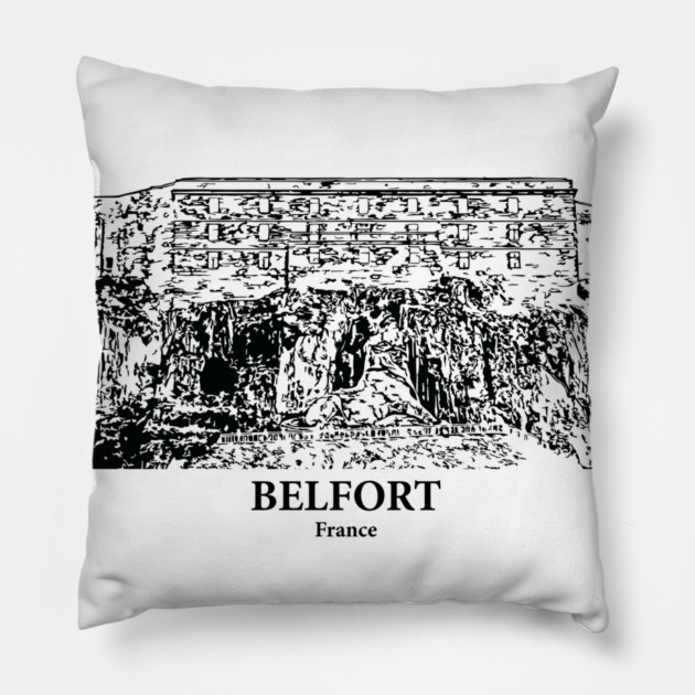 Belfort - France Pillow by Lakeric