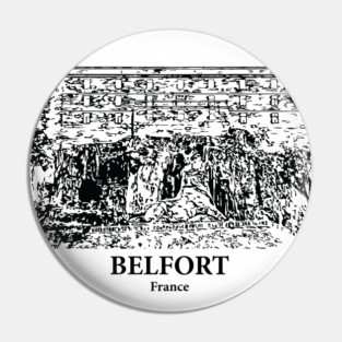 Belfort - France Pin