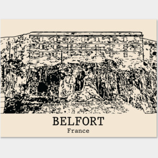 Belfort - France Posters and Art