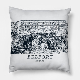 Belfort - France Pillow