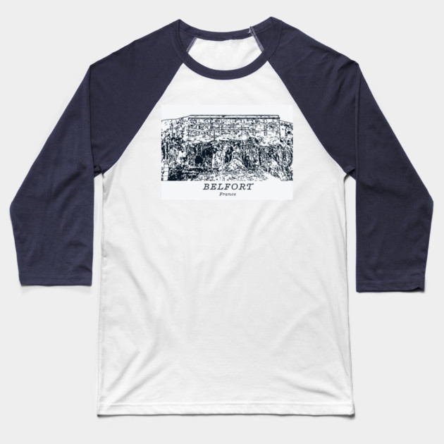 Belfort - France Baseball T-Shirt by Lakeric