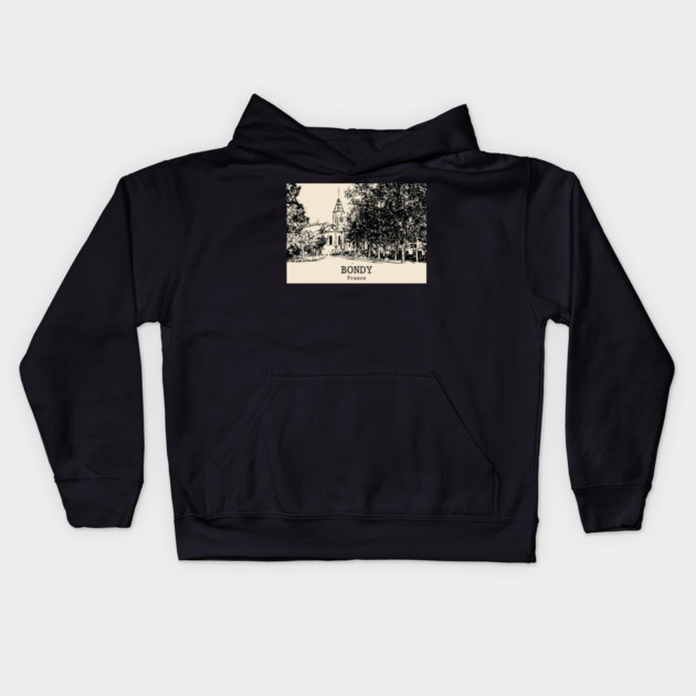 Bondy - France Kids Hoodie by Lakeric