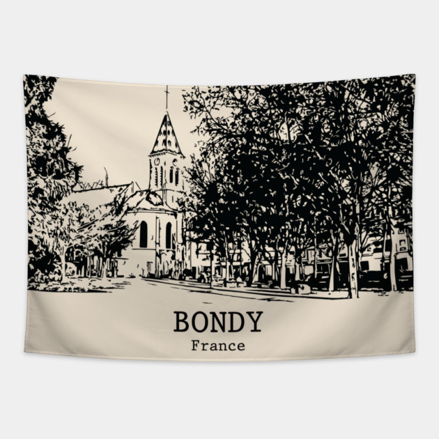 Bondy - France Tapestry by Lakeric