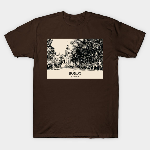 Bondy - France T-Shirt by Lakeric