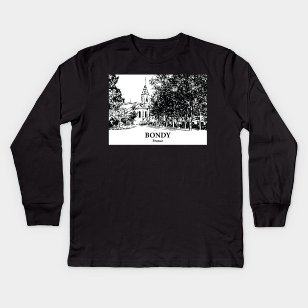 Bondy - France Kids Long Sleeve T-Shirt by Lakeric