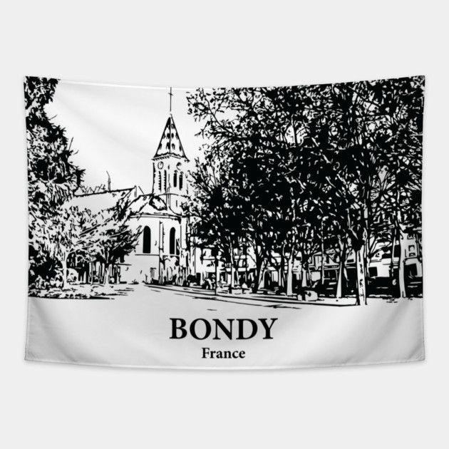 Bondy - France Tapestry by Lakeric