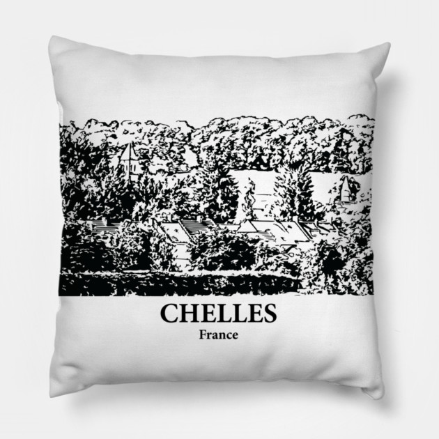 Chelles - France Pillow by Lakeric