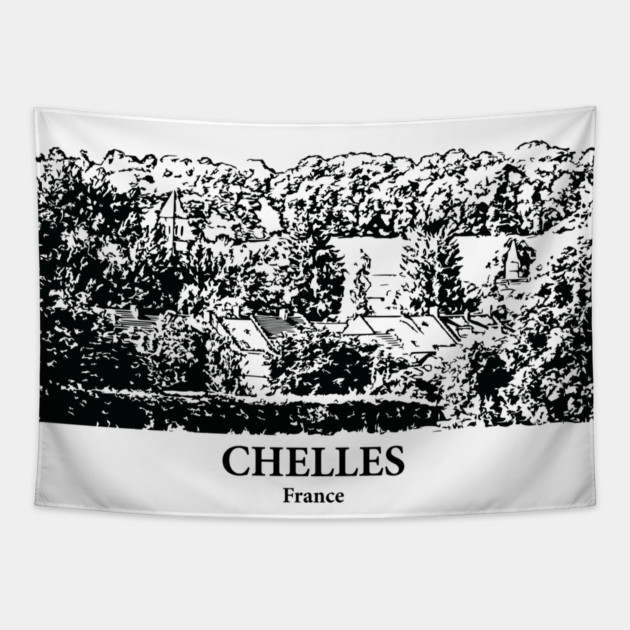 Chelles - France Tapestry by Lakeric