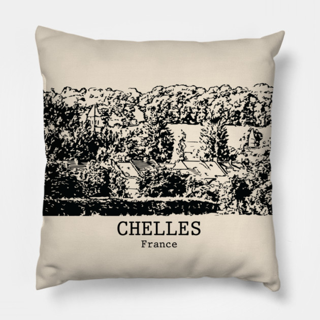 Chelles - France Pillow by Lakeric