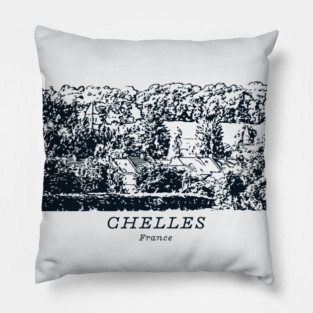 Chelles - France Pillow